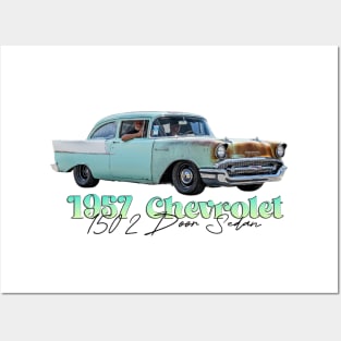 1957 Chevrolet 150 2 Door Sedan Posters and Art